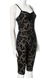 Lace Sleeveless Capris Set