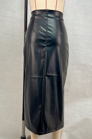 Sleek High-Waisted Maxi Skirt