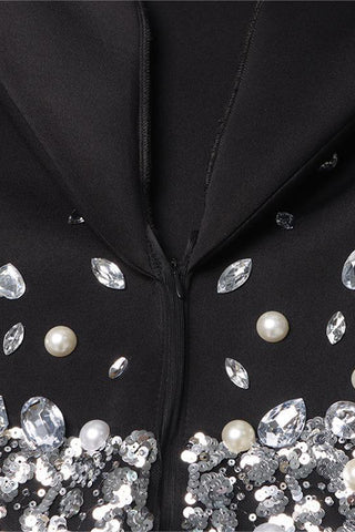 Embellished Evening Blazer Dress