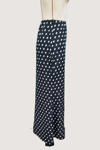 Polka Dot Maxi Skirt