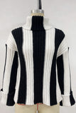 Turtleneck Striped Sweater
