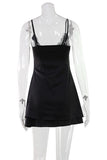 Lace-Trim Slip Dress