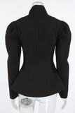 Elegant Button-Front Blazer