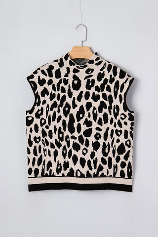 Chic Animal Print Sweater