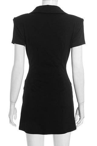 Elegant V-Neck Casual Dress