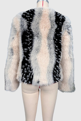 Faux Fur Statement Jacket