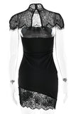 Lace-Trim Night Out Dress