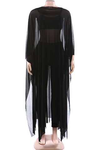 Elegant Draped Pants Set