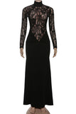 Elegant Lace Evening Gown
