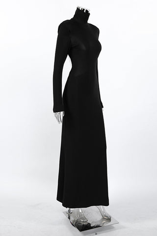 Elegant Open-Back Evening Gown
