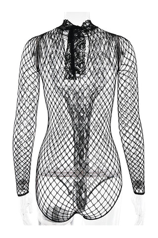 Elegant Cutout Lace Bodysuit