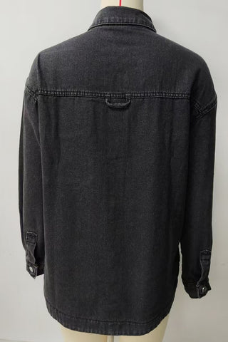 Classic Button Denim Shirt