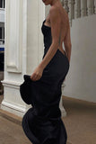 Elegant Spaghetti Strap Maxi Dress