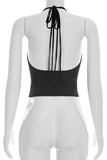 Halter Cutout Tank Top