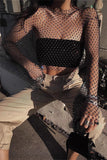 Mesh Overlay T-Shirt