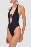 Halter Swimsuit and Sarong Set