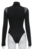 Chic Turtleneck Long Sleeve Bodysuit