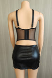 Stylish Criss-Cross Skirt Set