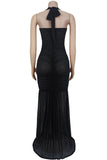 Elegant Halter Maxi Dress