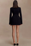 Chic Keyhole Evening Dress