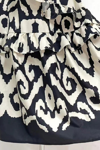 Ruffle-Tiered Casual Maxi Dress