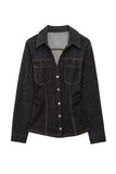 Classic Button-Up Denim Jacket