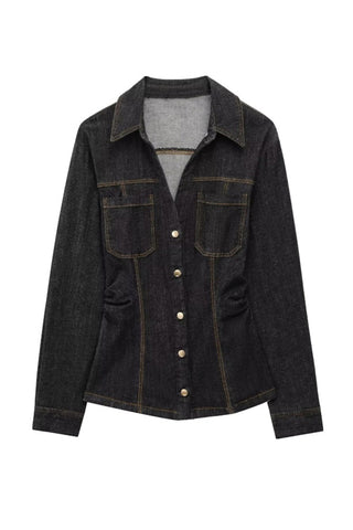 Classic Button-Up Denim Jacket