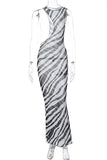 Modern Sleeveless Maxi Dress