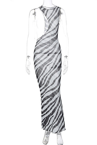 Modern Sleeveless Maxi Dress