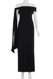 Elegant Off-Shoulder Evening Dress