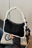 Fringe-Trimmed Shoulder Bag