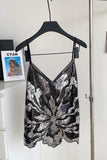 Sequin Embellished Camisole Top