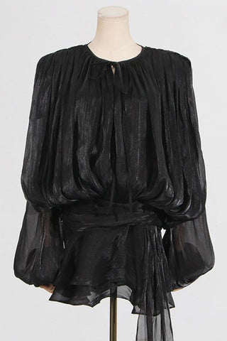 Elegant Draped Casual Dress