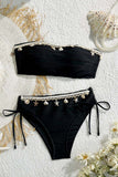 Chic Shell-Trim Bikini Set