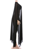 Elegant Draped Pants Set