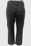 Wide-Leg Straight Jeans