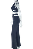 Strappy Cutout Pant Set