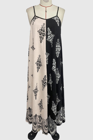 Patterned Casual Maxi Dress