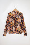 Floral V-Neck Blouse