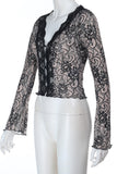 V-Neck Lace Blouse