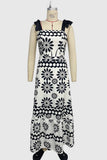 Floral Print Casual Maxi Dress