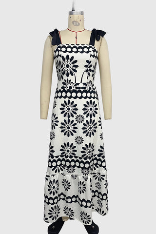 Floral Print Casual Maxi Dress