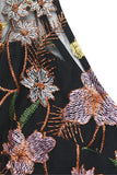 Floral Halter Pleated Jumpsuit