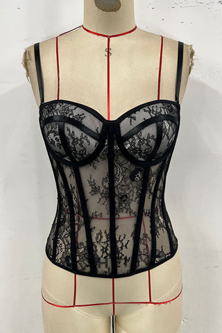 Lace Bustier Top