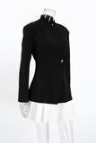 Single-Button Blazer Jacket