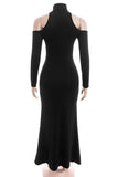 Elegant Long Sleeve Evening Dress