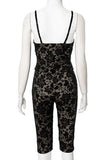 Lace Sleeveless Capris Set
