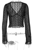 Lace Long-Sleeve T-Shirt
