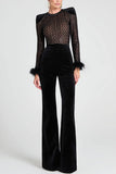 Chic Patterned Jumpsuit