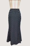 Polka Dot Maxi Skirt